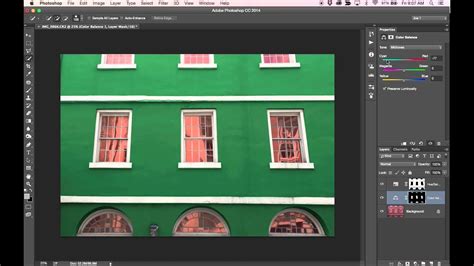 Change The Color Of A Building Or Anything In Photoshop Youtube