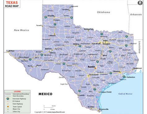 Buy Texas Road Map