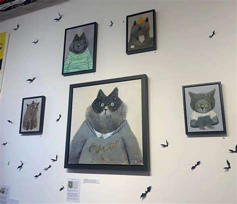 paxton glew presents cats bats and tats exhibition review we love brighton