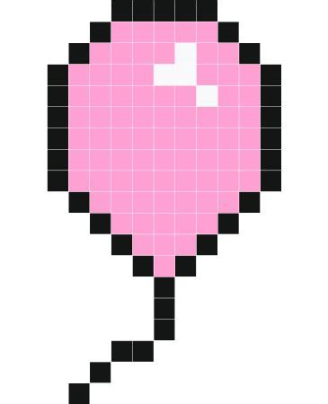 Pixel art · loisir créatif · mosaïque · fun. pixel art facile fille