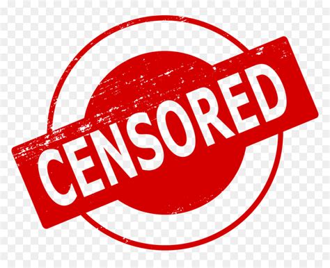 Censor Bar Clipart Censorship Censored Png Transparent Png Vhv