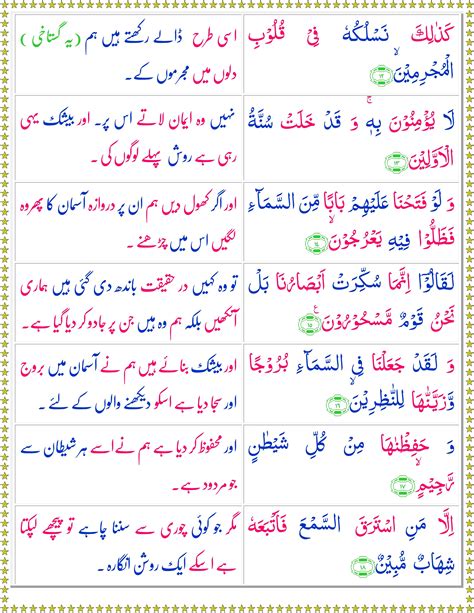 Surah Al Hijr Urdu Quran O Sunnat
