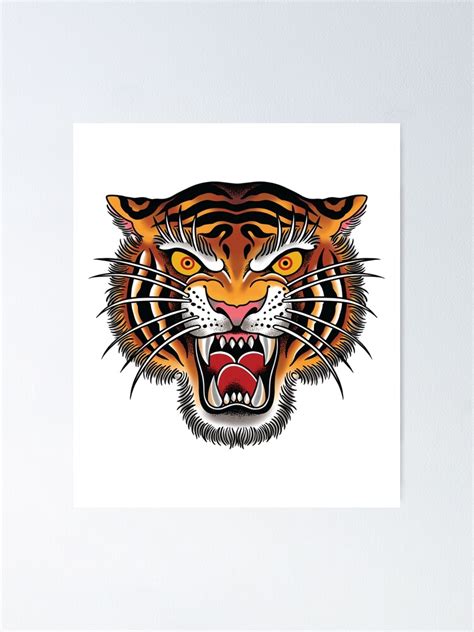 Top 105 American Traditional Tiger Tattoo