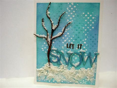Scrappin It Let It Snow Christmas Card