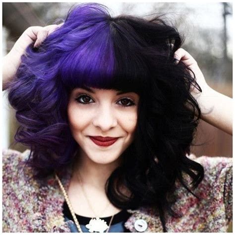 17 Half And Half Hair Colors That Prove Two Hues Are Better Than One Split Dyed Hair Half And