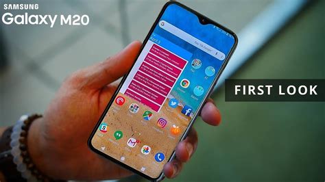 Dengan berat sebesar 186g, handphone hp ini memiliki. Samsung Galaxy M20 FIRST LOOK | Galaxy M20 Price ...