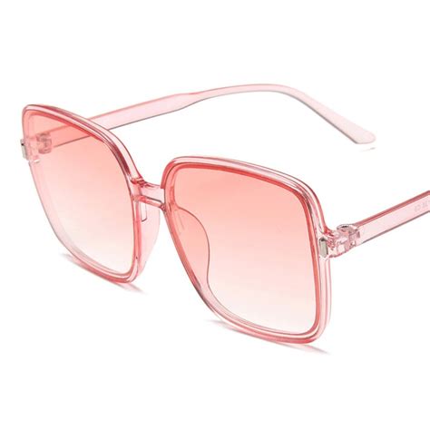 Designer Oversized Square Sunglasses Women Fashion Big Frame Etsy