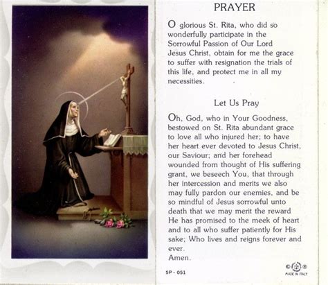 Saint Rita Impossible Prayer Download The Acrobat Pdf File The