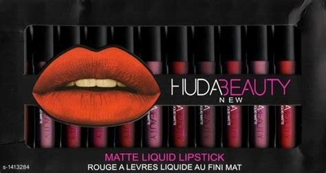 Red Huda Beauty Liquid Matte Lipstick Type Of Packaging Box At Rs 799