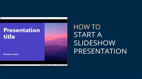 How To Start A Powerpoint Slideshow Step By Step Guide