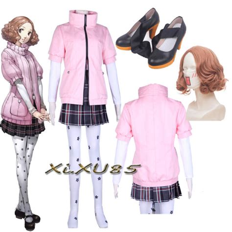 Hot Persona 5 The Animation Haru Okumura Lolita Dress Cosplay Costume