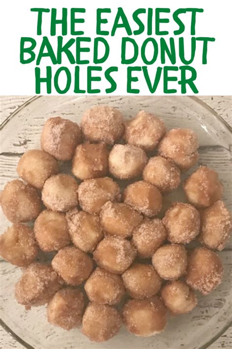The Easiest Baked Donut Holes Recipe Ever Building Our Story