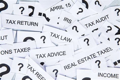 Your 8 Most Vexing Tax Questions Answered L F Cochrane Associates