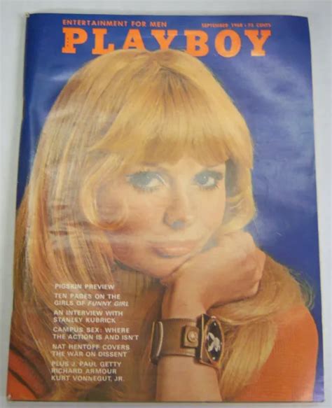 Playboy Magazine Ten Pages On The Girls Of Funny Girl September