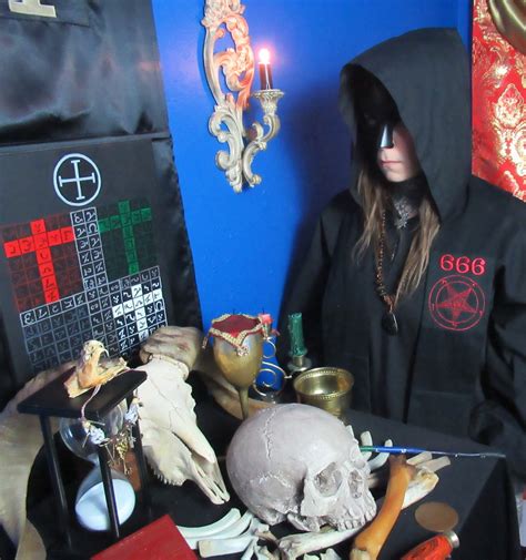Satanic Ritual Stole Occult Ceremonial Magick Lefthand Etsy