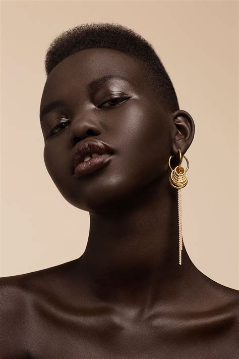 Stunning Photos Of 10 African Dark Skin Models Bored Panda Beautiful