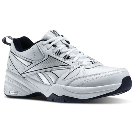 A wide selection of reebok men's shoes from the best brands on yoox. Reebok Mens Royal Trainer 4E Walking Shoe White Navy All ...