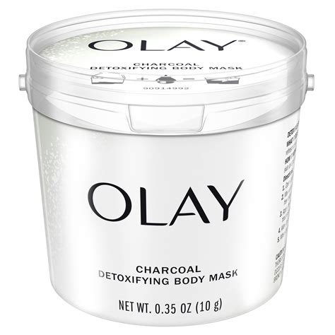 Olay Charcoal Detoxifying Body Scrub For Women 035 Oz