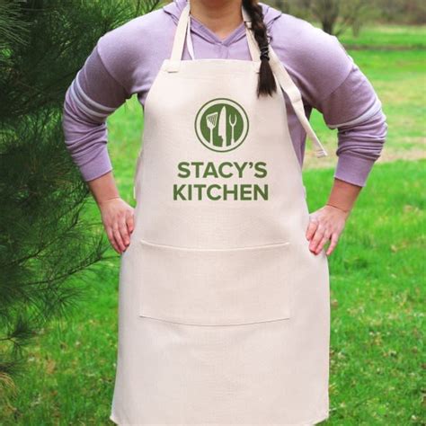 Personalized Kitchen Custom Apron Engraved Aprons Ts For Him