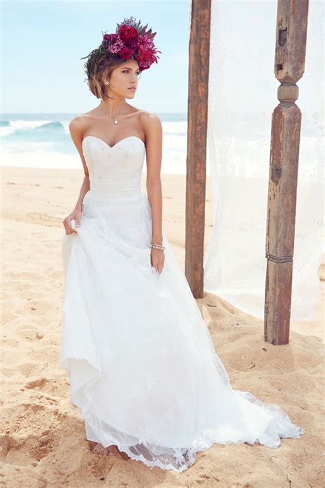 Free shipping and rush order options available. Blooms by the Sea - Beach Wedding Dresses