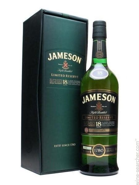 Instead, they are made purely from molasses alcohol. Jameson 18 Year Old Limited Reserve Blended Irish Whiskey ...