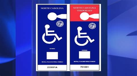 North Carolina Dmv Gives New Look To Handicapped Placards Wcti