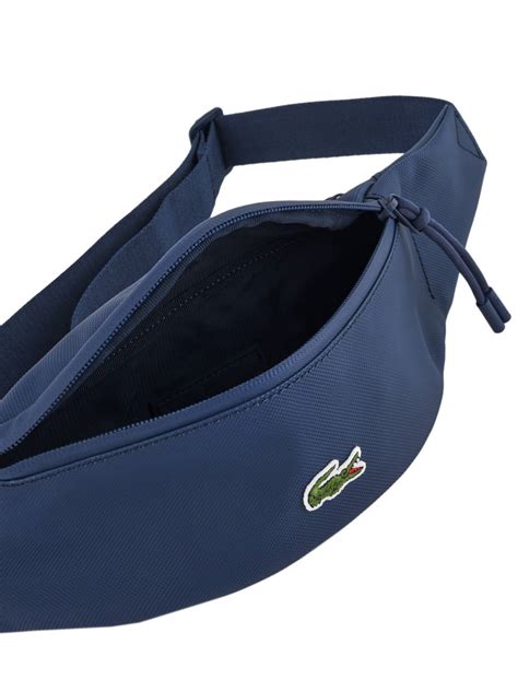 Ce blouson zippé au col banane. Sac banane Lacoste NH.2886.PO estate blue en vente au ...
