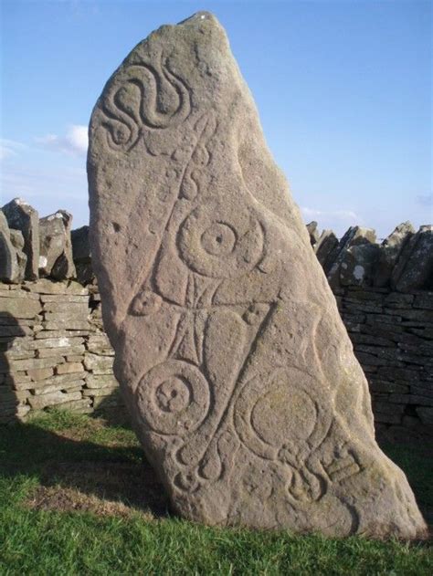 The Celtic Picts Of Scotland In Picts Standing Stone Stone