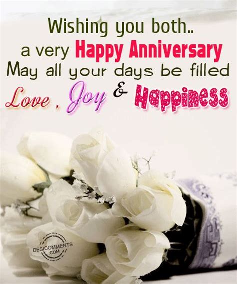 Wishing You Botha Very Happy Anniversary May All Your Days Be