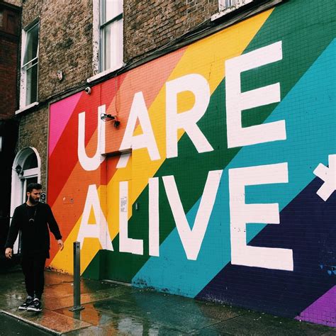 Quotations by lil uzi vert, american rapper, born july 31, 1994. U ARE ALIVE, color, paint, wall, street art | Murales ...
