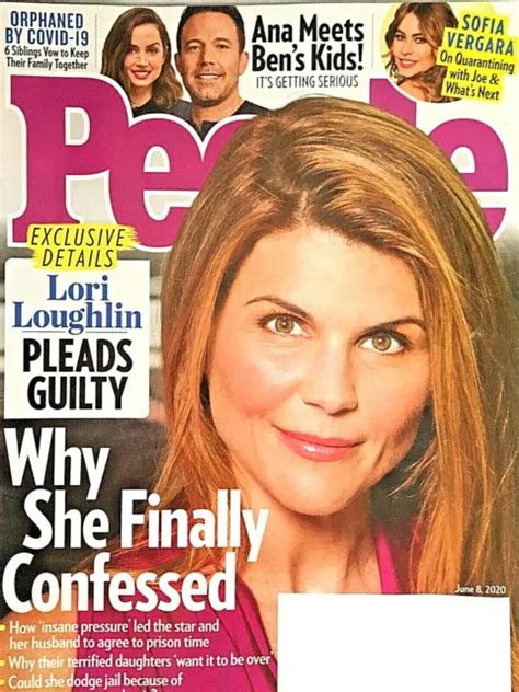 People Magazine June 8 2020 Lori Loughlin Why She Finally Confessed