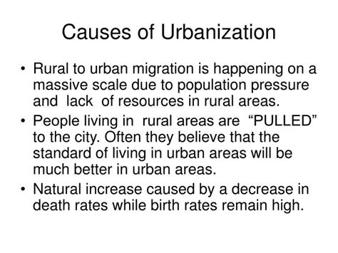 Ppt Urbanization Impacts Powerpoint Presentation Id1462991