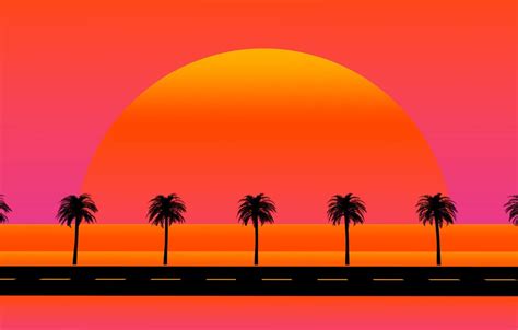 80s Palm Trees Wallpapers Top Free 80s Palm Trees Backgrounds