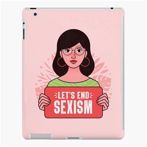 intersectional feminist art let s end sexism ipad case and skin for sale by avantgirl redbubble