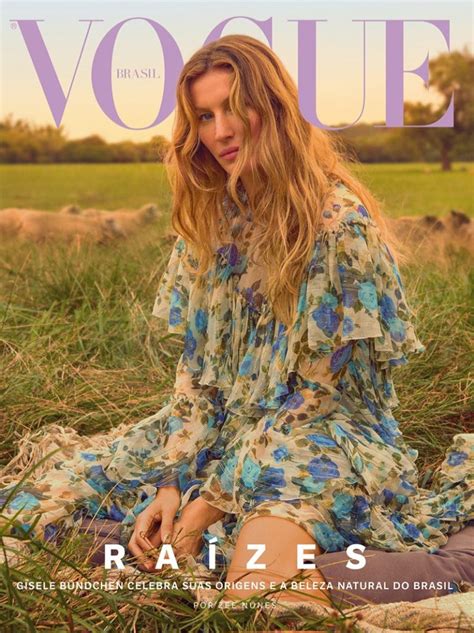 Gisele Bundchen Vogue Brazil 2018 Cover Photoshoot