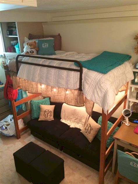 Cute Loft Beds College Dorm Room Design Ideas For Girl Girls Dorm Room Dorm Room