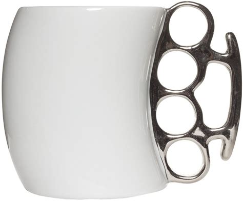 Brass Knuckles Coffee Mug Mugs Coffee Mugs Brass Knuckles