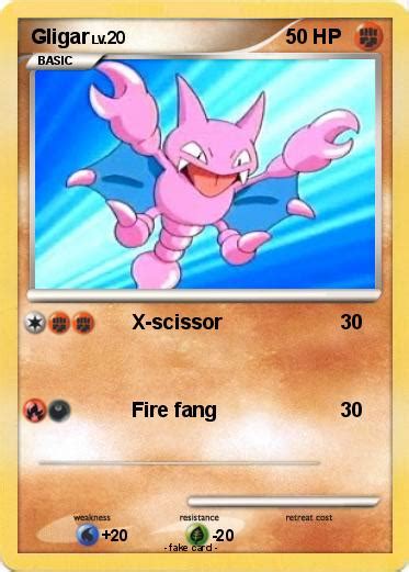 Pokémon Gligar 28 28 X Scissor My Pokemon Card