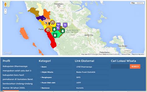 Source Code Sistem Informasi Geografis Lokasi Wisata Menggunakan Php