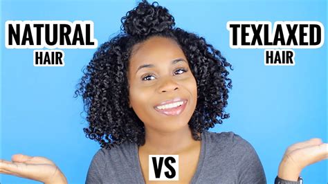 Which One Is My Fav Natural Hair Vs Texlaxed Hair Youtube