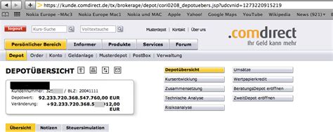 The site owner hides the web page description. Comdirect Bank macht Kunden zu Billiardären | heise online