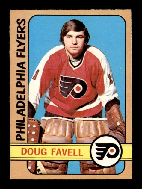 1972 O Pee Chee 89 Doug Favell Nmnm X1714051 Ebay Flyers Hockey