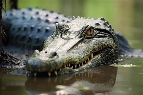 Premium Photo Alligator In Its Natural Habitat
