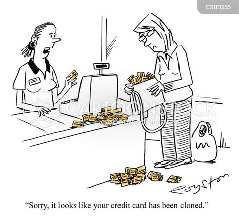 Credit Card Thefts Cartoons And Comics Funny Pictures From Cartoonstock