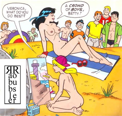 Rule 34 2girls Archie Andrews Archie Comics Ass Beach Betty And Veronica Betty Cooper Black