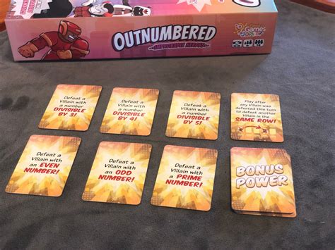 Outnumbered Improbable Heroes Board Game Mensa Recommended Cooperat
