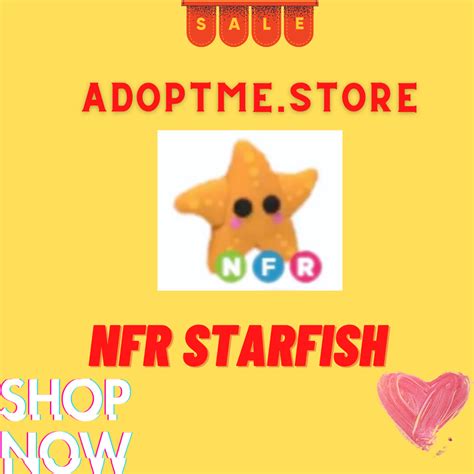 Roblox Adopt Me Nfr Starfish Neon Adopt Me Store Cheapest Shop