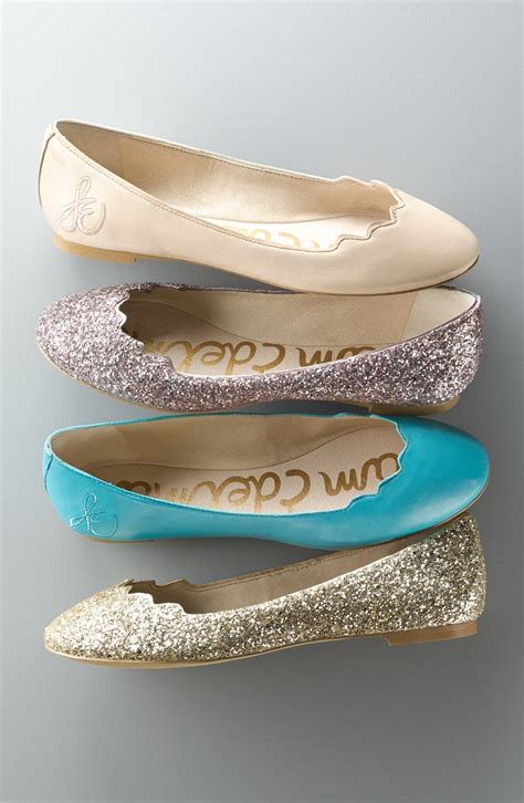 Classic Ballet Flats Get A Playful Twist With A Partially Scalloped