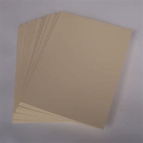 A4 Cream Card Stock X 20 Sheets 240gsm 297mm X 210mm Stella Crafts