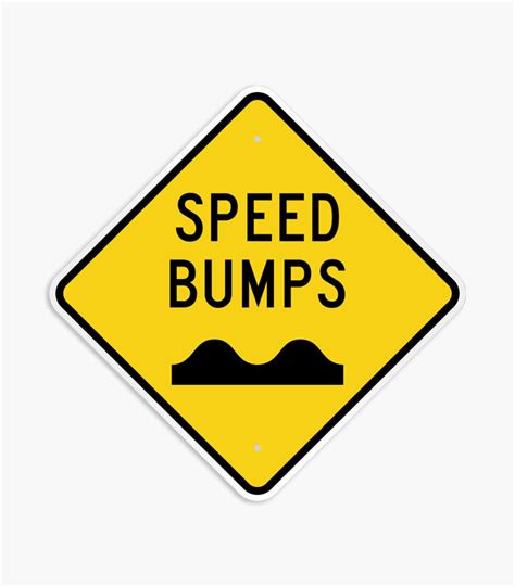 Speed Bump Sign Alumetal